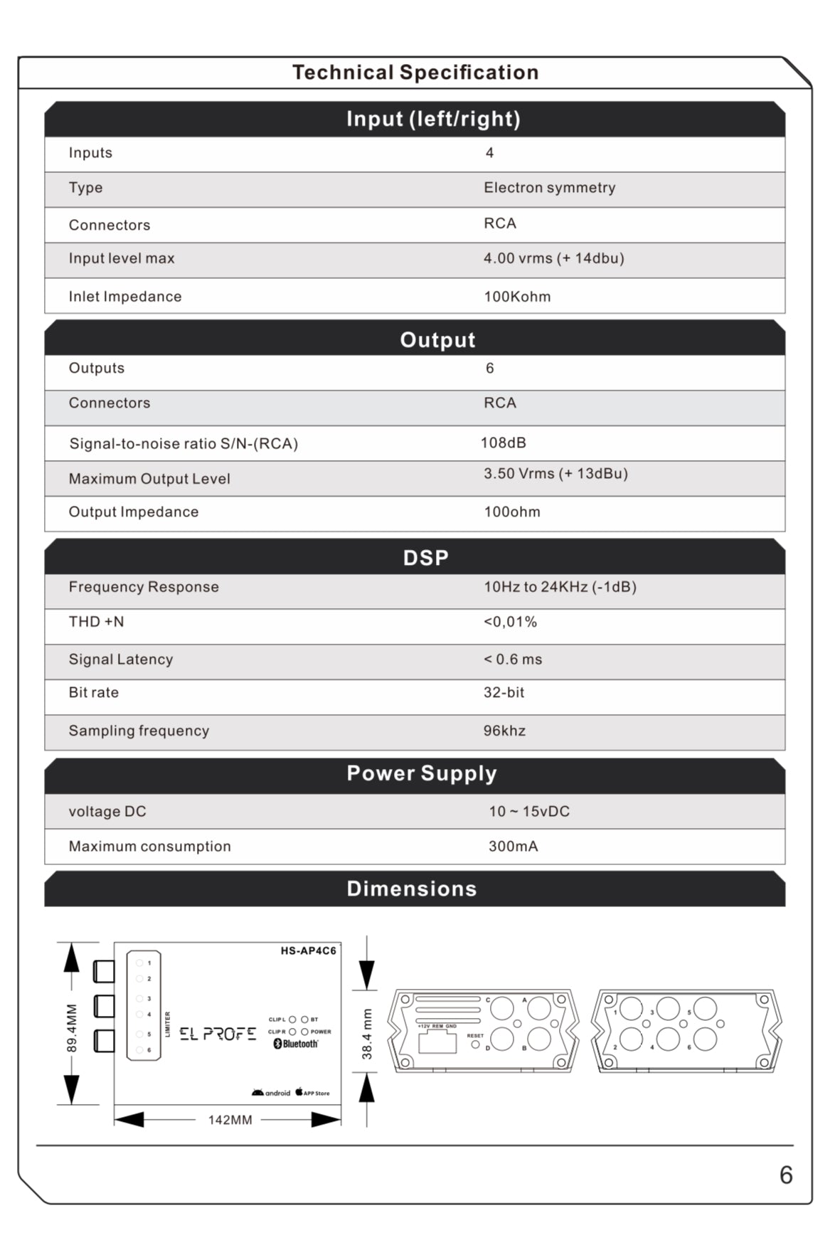 DSP-HS-AP4C6